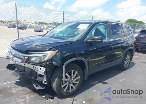 2020 Honda Pilot 2Wd Ex-L z USA, uszkodzony, nr VIN 5FNYF5H59LB006867